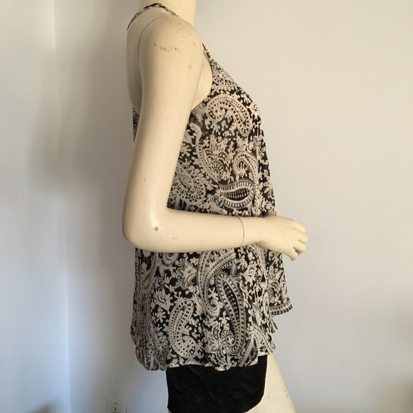 paisley printed trapeze tank top - Picture 4 of 8